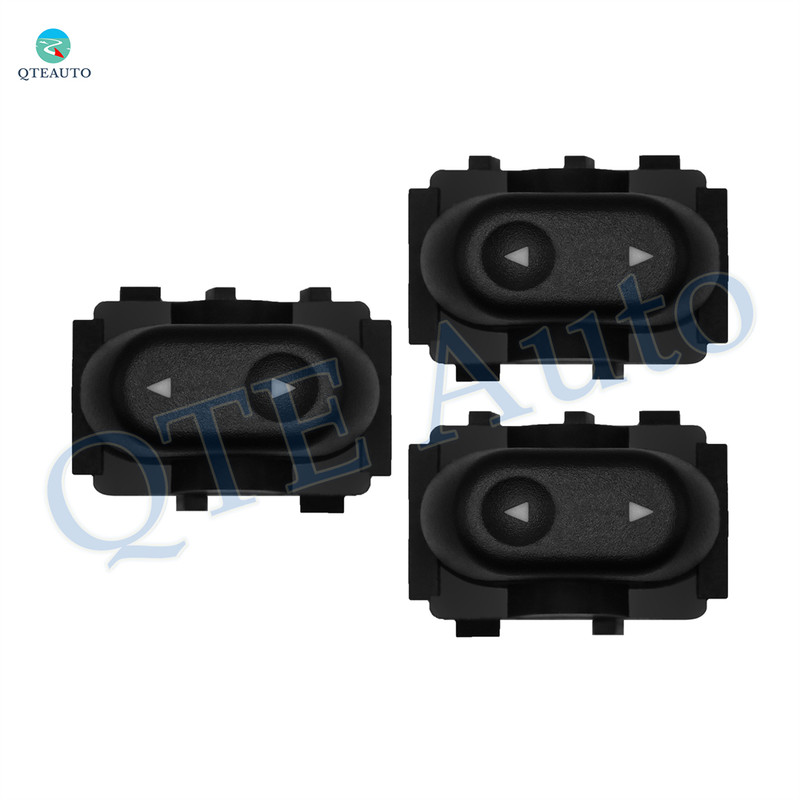 Set of 3 Front-Rear Power Window Switch Replacement For 2006-2008 Lincoln Mark LT 1 Button