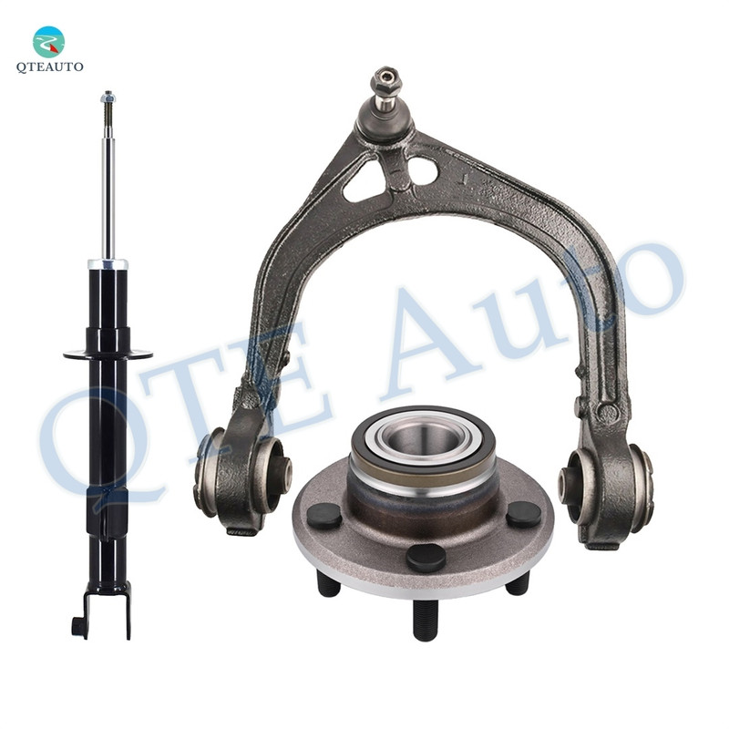 Set of 3 Front Right Upper Control Arm Ball Joint-Wheel Hub Bearing Assembly-Suspension Strut Assembly For 2005-2008 Dodge Magnum