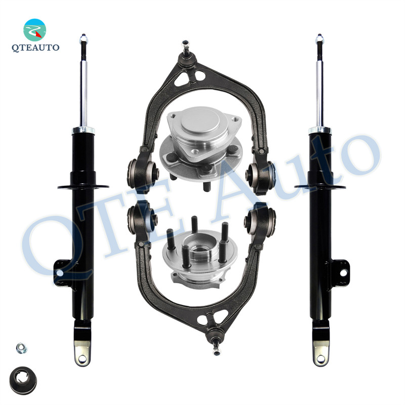 Set of 6 Front Upper Control Arm Ball Joint-Wheel Hub Bearing Assembly-Suspension Strut Assembly For 2012 2013 Chrysler 300