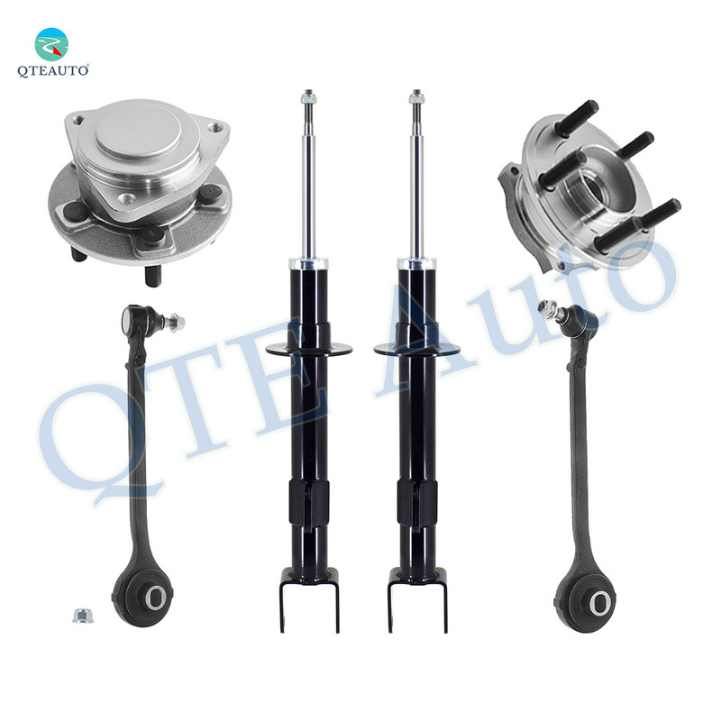 Set of 6 Front Lower Forward Control Arm Ball Joint-Wheel Hub Bearing Assembly-Suspension Strut Assembly For 2015-2023 Dodge Charger