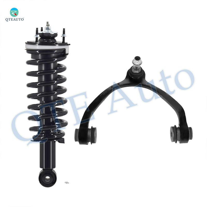 Front Left Upper Control Arm Ball Joint-Quick Complete Strut-Coil Spring Assembly Replacement For 2003-2011 Ford Crown Victoria