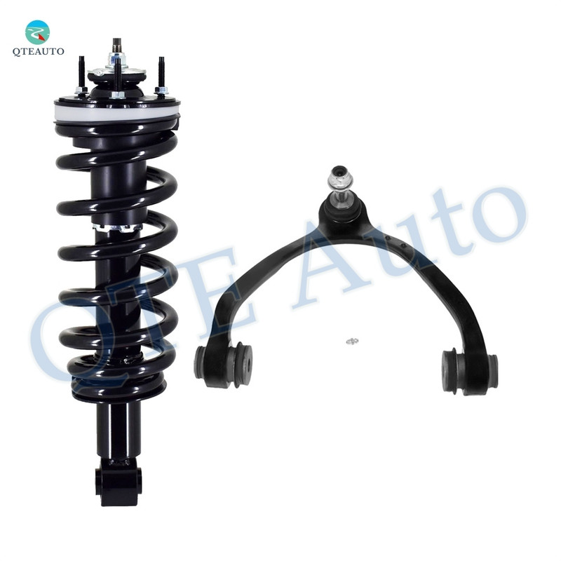 Front Right Upper Control Arm Ball Joint-Quick Complete Strut-Coil Spring Assembly Replacement For 2003-2011 Mercury Grand Marquis w/ Police or Taxi Package