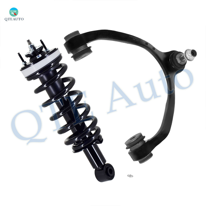 Front Left Upper Control Arm Ball Joint-Quick Complete Strut-Coil Spring Assembly Replacement For 2003-2011 Ford Crown Victoria Police Interceptor