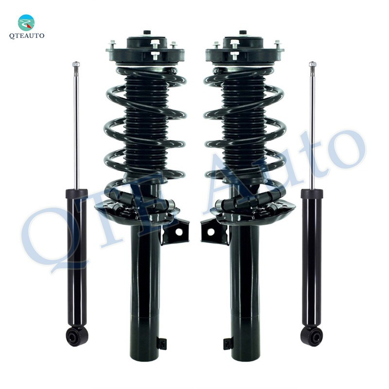 Set of 4 Front Quick Complete Strut-Coil Spring-Rear Shock For 2012-2019 Volkswagen Passat 2.0L, 3.6L