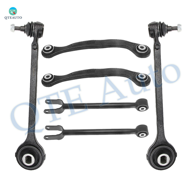 Set of 6 Front Lower Forward Control Arm Ball Joint-Rear Upper Rearward-Lower Forward Control Arm For 2005-2010 Chrysler 300