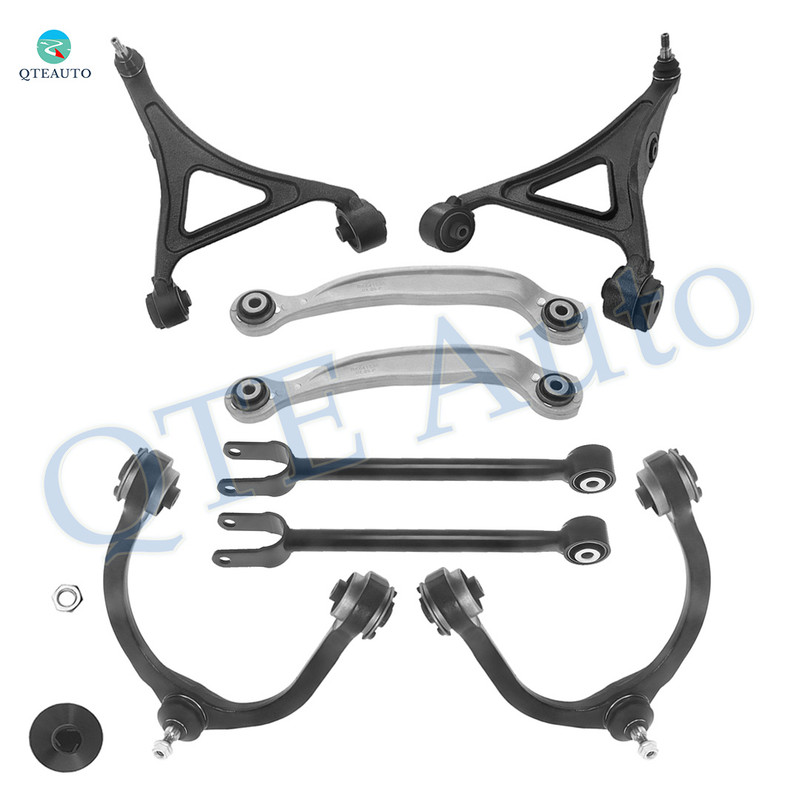 Set of 8 Front Upper and Lower Control Arm Ball Joint-Rear Upper Rearward-Lower Forward Control Arm For 2005-2010 Chrysler 300 AWD