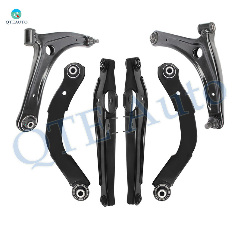 Set of 6 Front Lower Control Arm Ball Joint-Rear Upper and Lower Control Arm For 2007-2009 Jeep Patriot