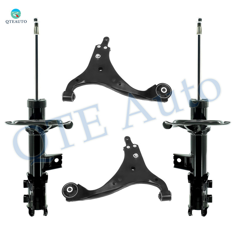 Set of 4 Front Lower Control Arm-Suspension Strut Assembly For 2009-2011 Hyundai Elantra