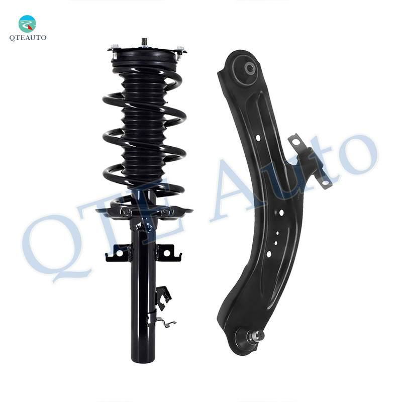Front Right Lower Control Arm Ball Joint-Quick Complete Strut-Coil Spring Assembly For 2014-2020 Nissan Rogue FWD