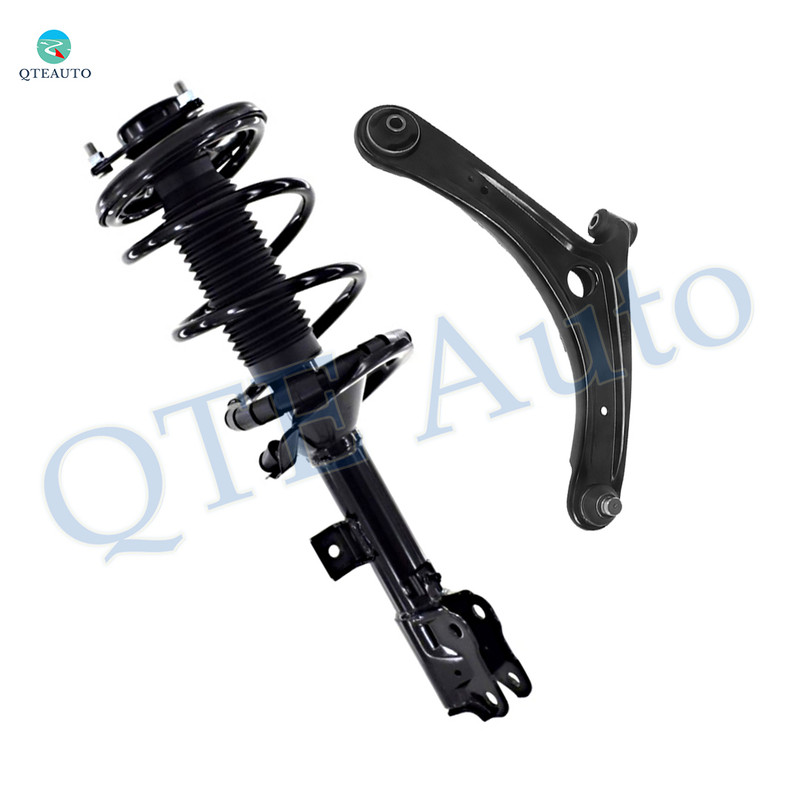 Front Right Lower Control Arm Ball Joint-Quick Complete Strut-Coil Spring Assembly For 2011-2017 Mitsubishi Outlander Sport