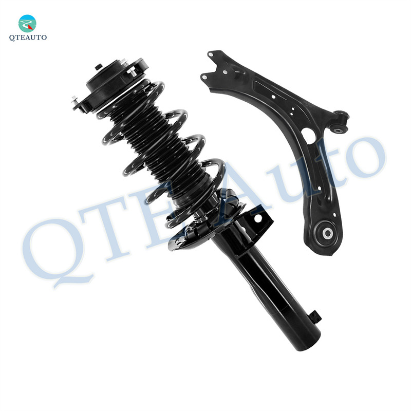 Front Right Lower Control Arm Ball Joint-Quick Complete Strut-Coil Spring Assembly For 2012-2018 Volkswagen Passat