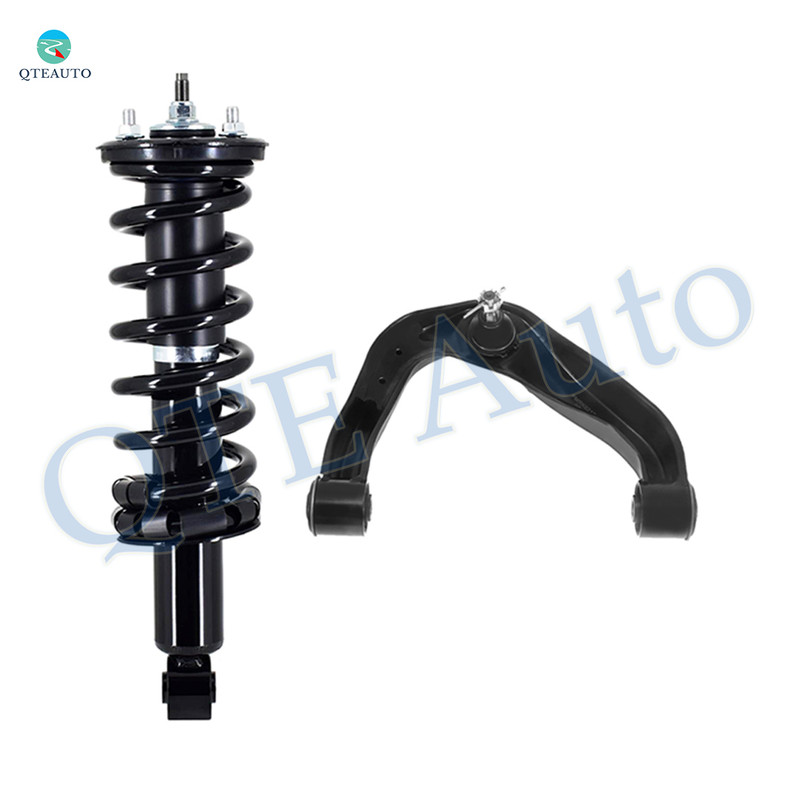 Front Left Upper Control Arm Ball Joint-Quick Complete Strut-Coil Spring Assembly For 2005-2019 Nissan Frontier 4WD
