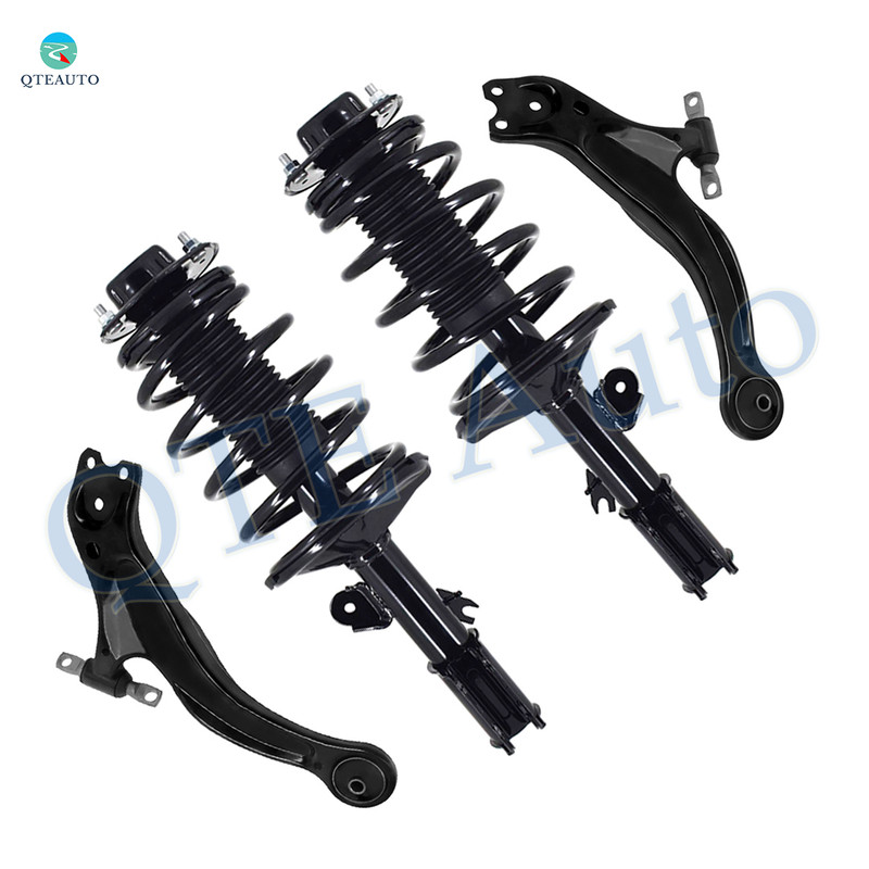Set of 4 Front Lower Control Arm Ball Joint-Quick Complete Strut-Coil Spring Assembly For 1998-2003 Toyota Sienna