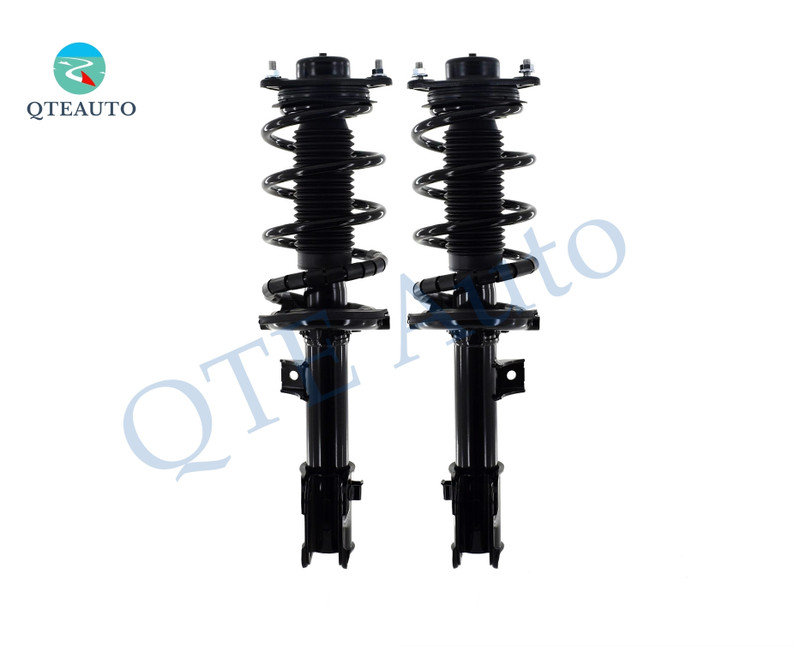 Pair of 2 Front Left-Right Quick Complete Strut-Coil Spring Assembly For 2013-2018 Hyundai Santa Fe, 2013-2018 Hyundai Santa Fe Sport, 2014 2015 KIA Sorento