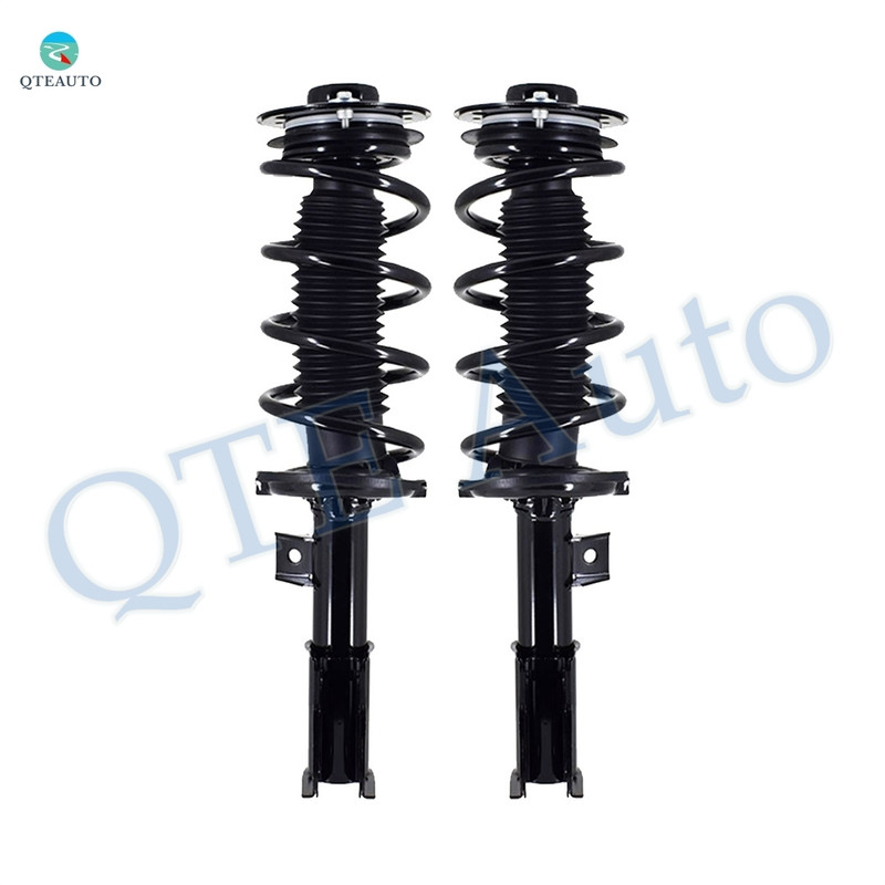 Pair Front Left-Right Quick Complete Strut-Coil Spring For 2010-2017 Chevrolet Equinox w/o 19" Wheels
