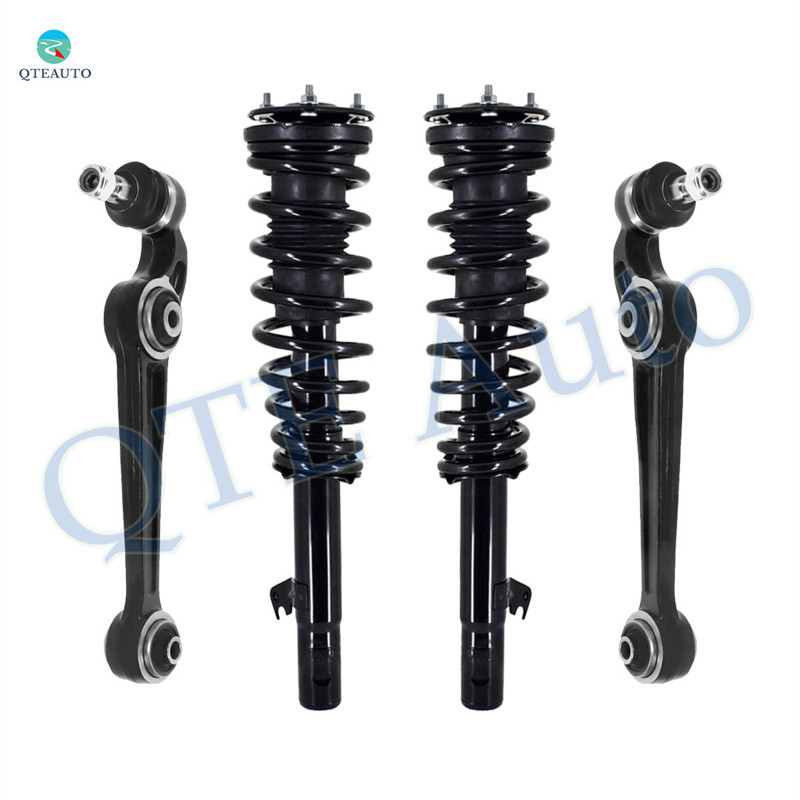 Set of 4 Front Lower Forward Control Arm Ball Joint-Quick Complete Strut-Coil Spring Assembly For 2003-2007 Mazda 6 i