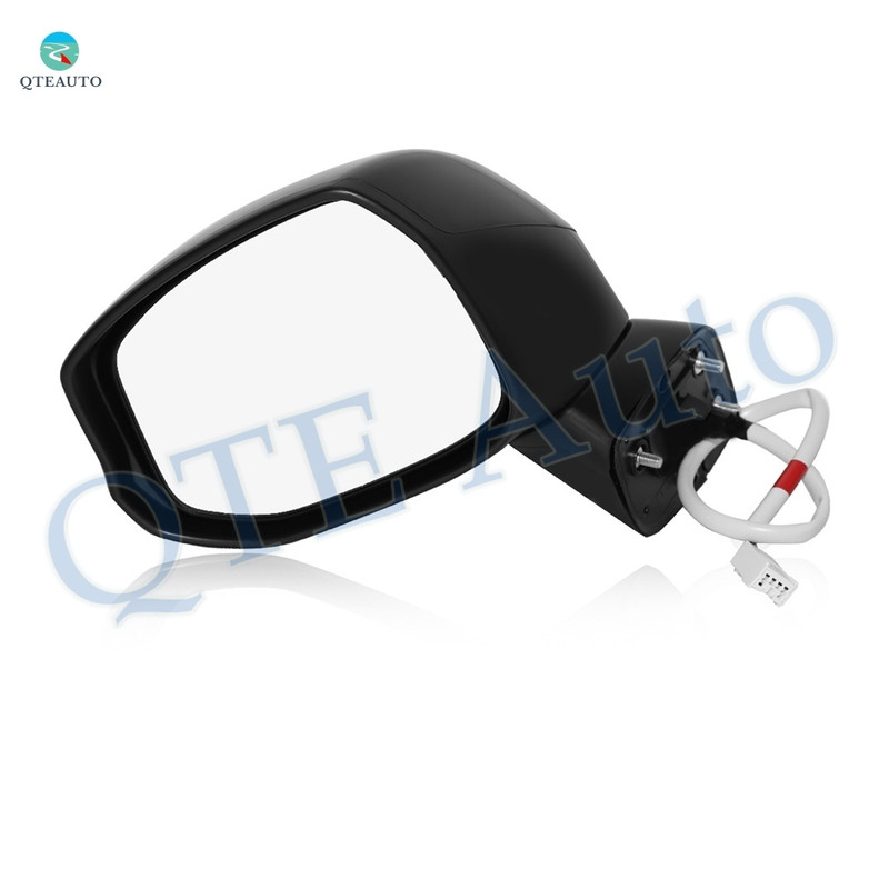 Left Driver Side Mirror, Power Heated Textured Black Manual Folding View Mirror For 2012 2013 Honda Civic