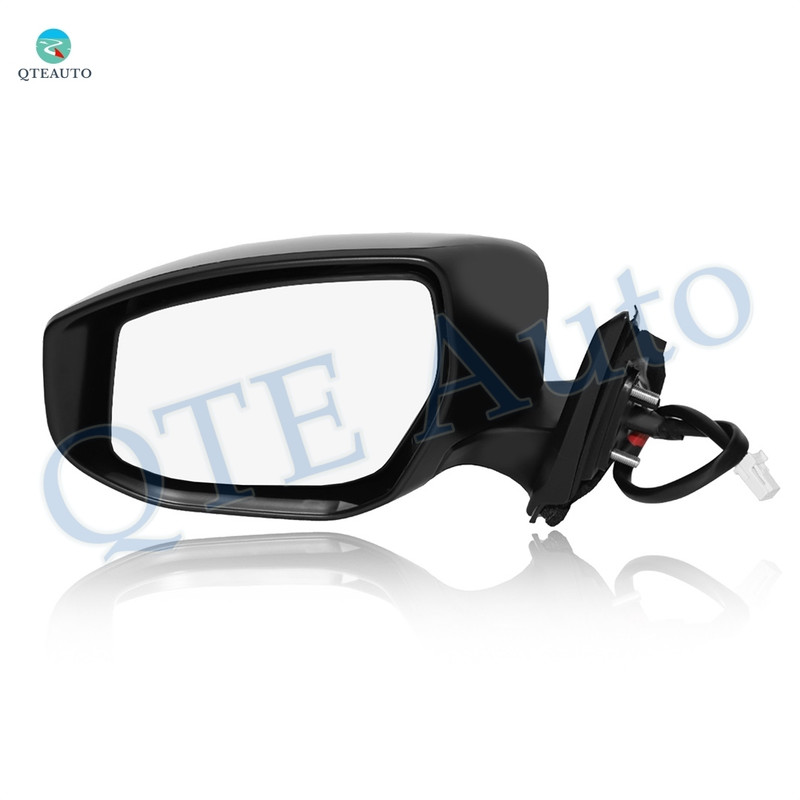 Left Driver Side Mirror, Power Heated Paintable Manual Folding View Mirror with Turn Signal Light For 2013-2018 Nissan Altima