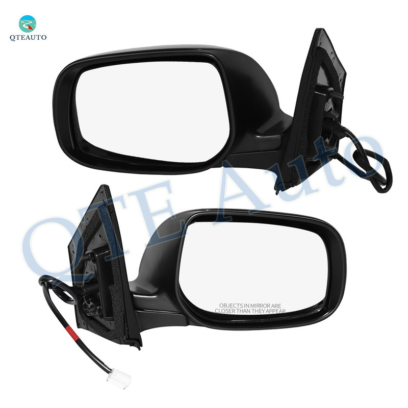 Driver & Passenger Side Mirrors, Left-Right Power Non-Heated Paintable Manual Folding View Mirror For 2009-2013 Toyota Corolla, Door Mirror Pair of 2