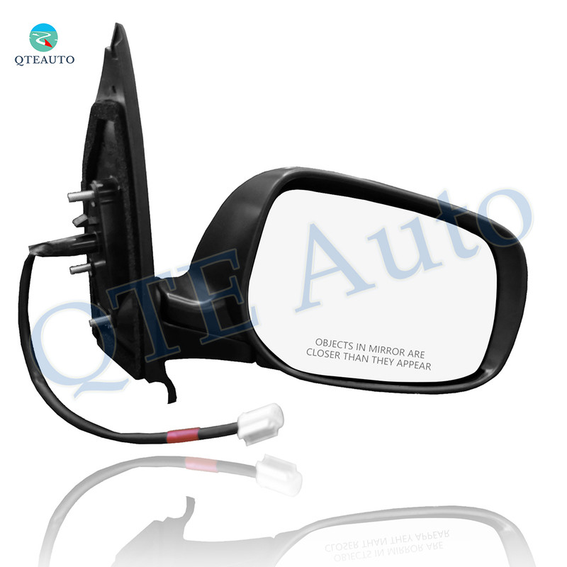 Right Passenger Side Mirror, Power Non-Heated Paintable Manual Folding View Mirror For 2007-2012 Toyota Yaris