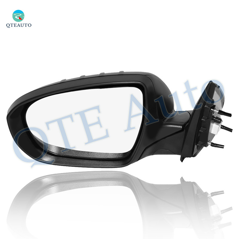 Left Driver Side Mirror, Power Heated Paintable Manual Folding View Mirror with Turn Signal Light For 2011-2013 KIA Optima