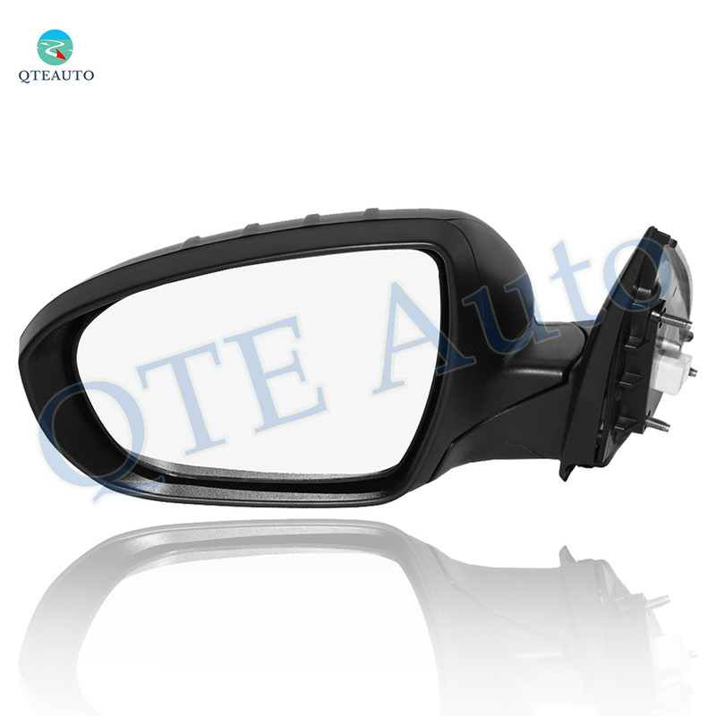Left Driver Side Mirror, Power Heated Paintable Power Folding View Mirror with Turn Signal Light For 2012 2013 KIA Optima