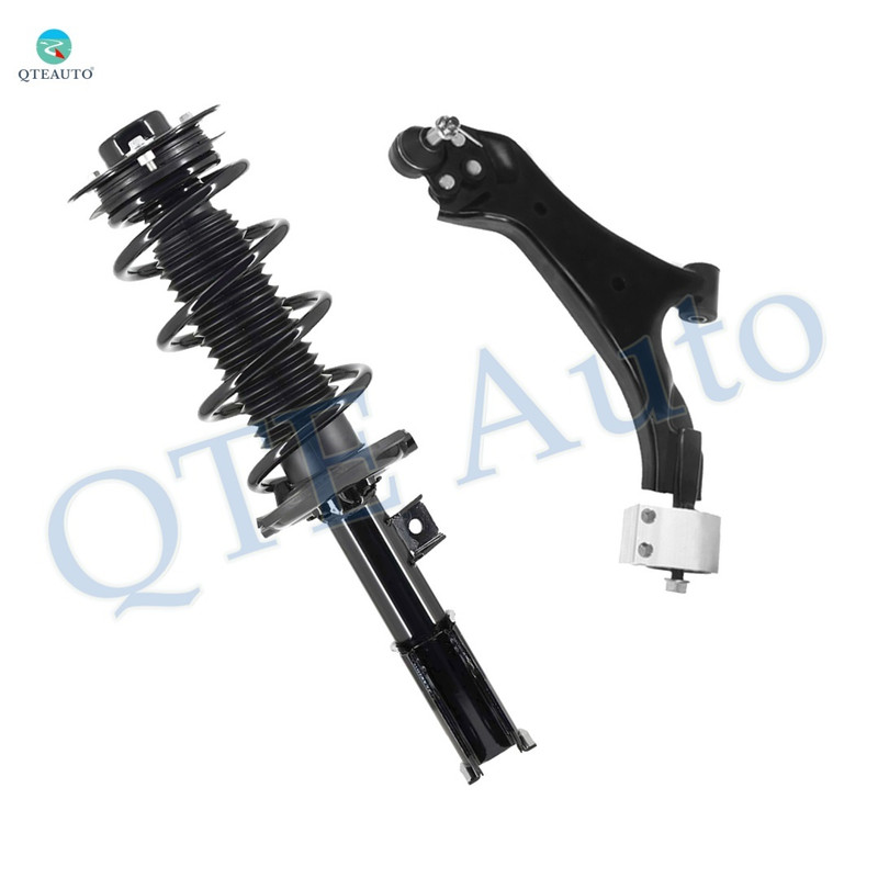 Front Left Lower Control Arm Ball Joint-Quick Complete Strut-Coil Spring Assembly For 2012-2015 Chevrolet Captiva Sport L4