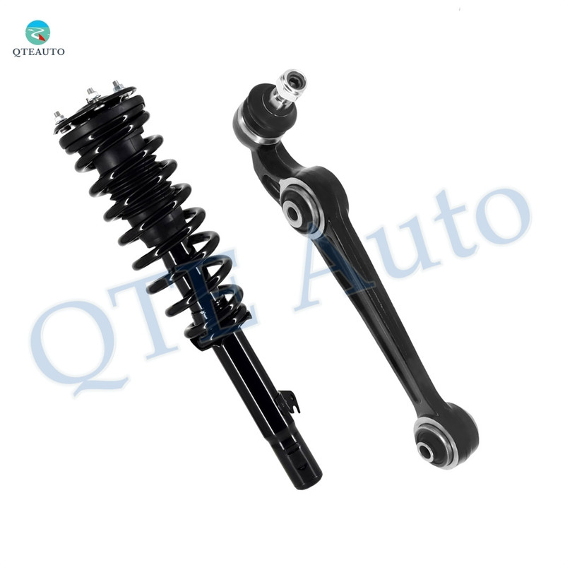 Front Left Lower Forward Control Arm Ball Joint-Quick Complete Strut-Coil Spring Assembly Replacement For 2006 2007 Mercury Milan