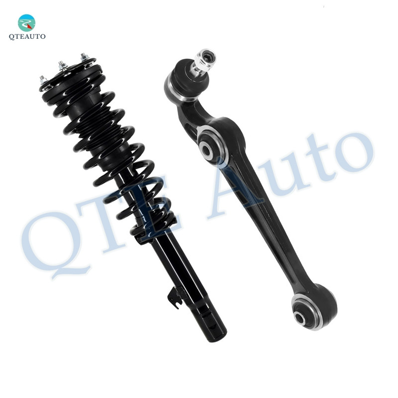 Front Right Lower Forward Control Arm Ball Joint-Quick Complete Strut-Coil Spring Assembly Replacement For 2006 2007 Mercury Milan