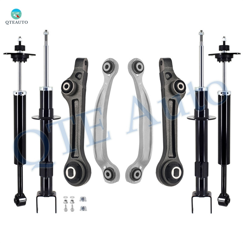 Set of 8 Front Lower Rearward Control Arm-Suspension Strut Assembly-Rear Upper Rearward Control Arm-Shock Absorber For 2015-2020 Dodge Challenger