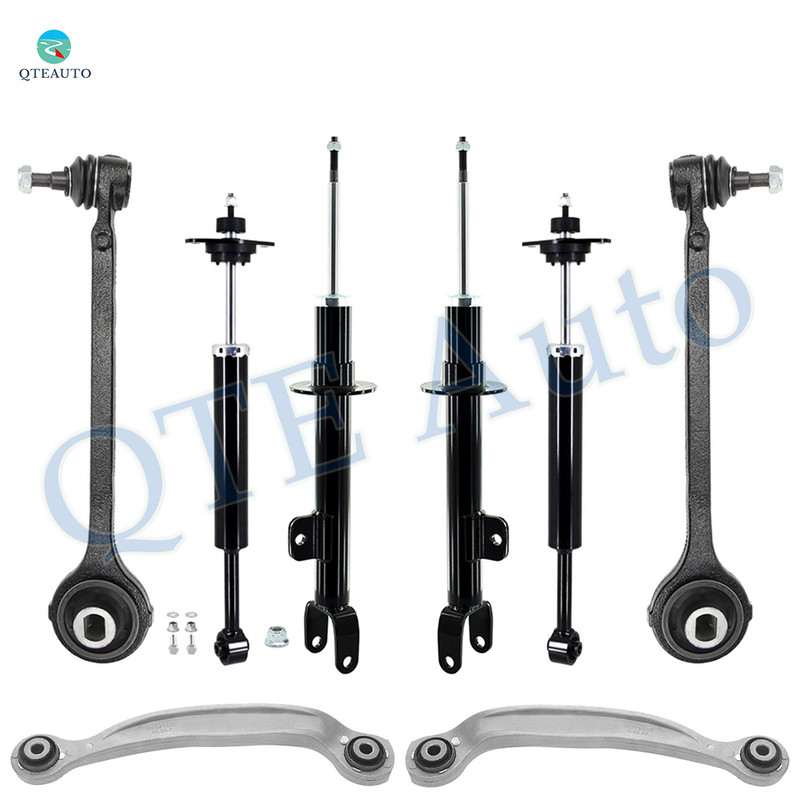 Set of 8 Front Lower Forward Control Arm Ball Joint-Suspension Strut Assembly-Rear Upper Rearward Control Arm-Shock Absorber For 2015-2018 Dodge Charger RWD