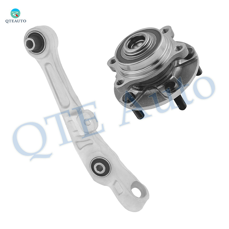 Front Right Lower Forward Control Arm-Wheel Hub Bearing Assembly For 2003 2004 Infiniti G35 RWD