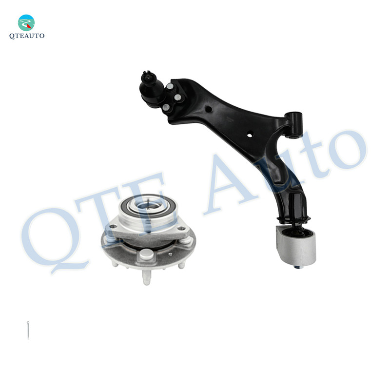 Front Left Lower Control Arm Ball Joint-Wheel Hub Bearing Assembly Replacement For 2010-2017 GMC Terrain