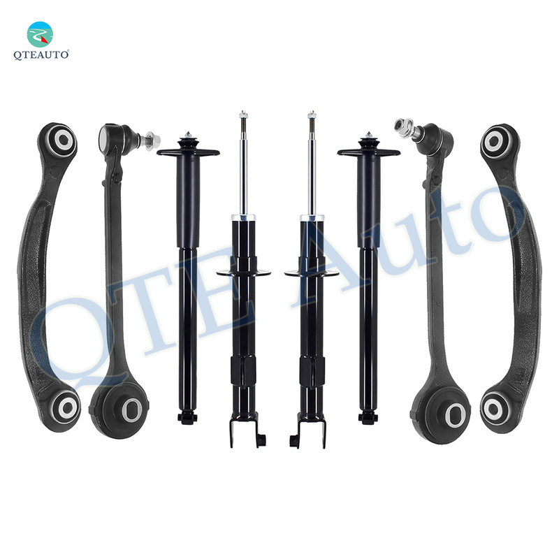 Set of 8 Front Lower Forward Control Arm Ball Joint-Suspension Strut Assembly-Rear Upper Rearward Control Arm-Complete Shock Absorber Kit For 2006-2010 Dodge Charger