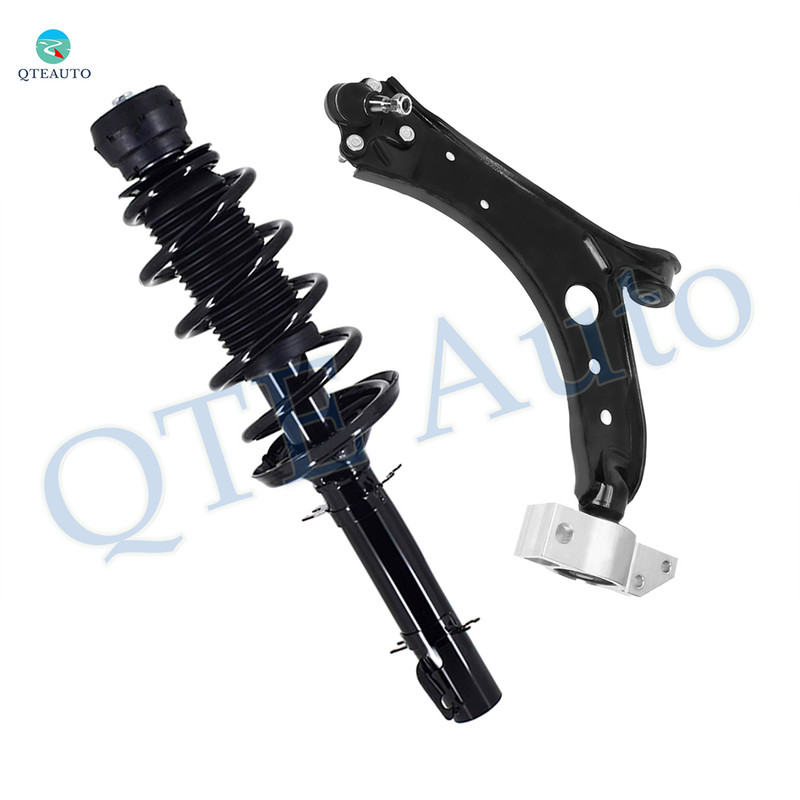 Front Left Lower Control Arm-Quick Complete Strut-Coil Spring Assembly For 2005 Volkswagen Jetta