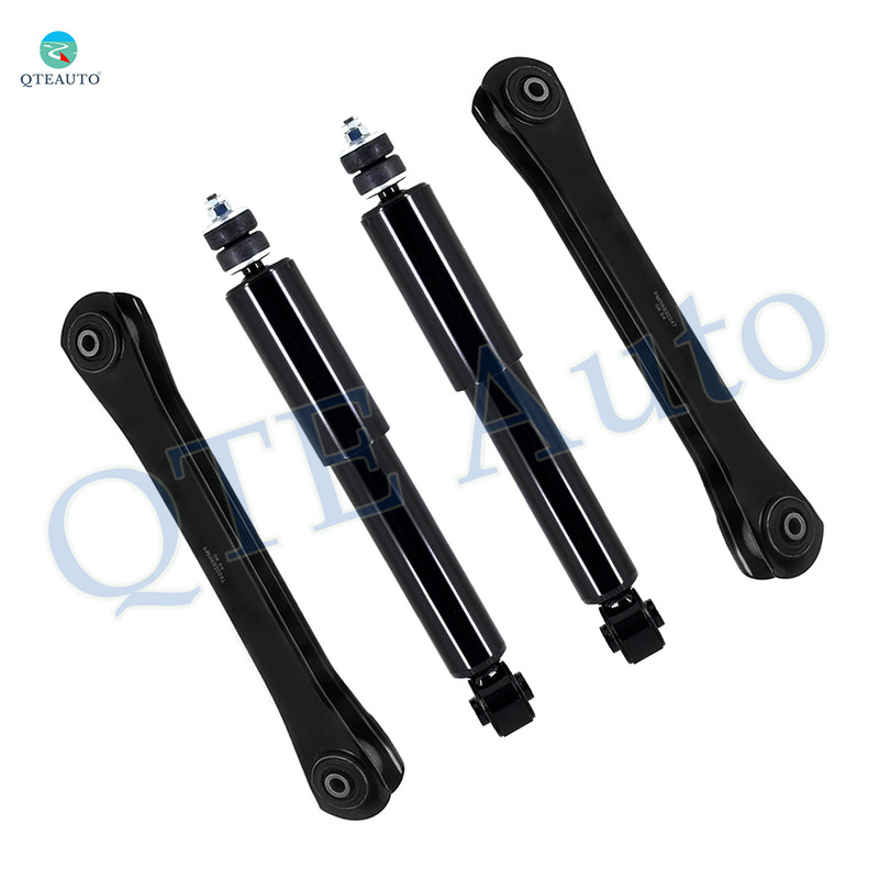 Set of 4 Front Lower Control Arm-Shock Absorber For 2000-2002 Dodge RAM 3500 RWD