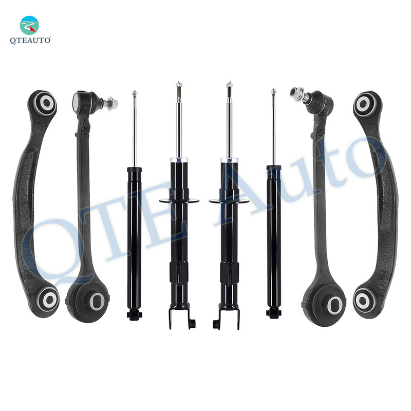 Set of 8 Front Lower Forward Control Arm Ball Joint-Suspension Strut Assembly-Rear Upper Rearward Control Arm-Shock Absorber For 2006-2010 Dodge Charger