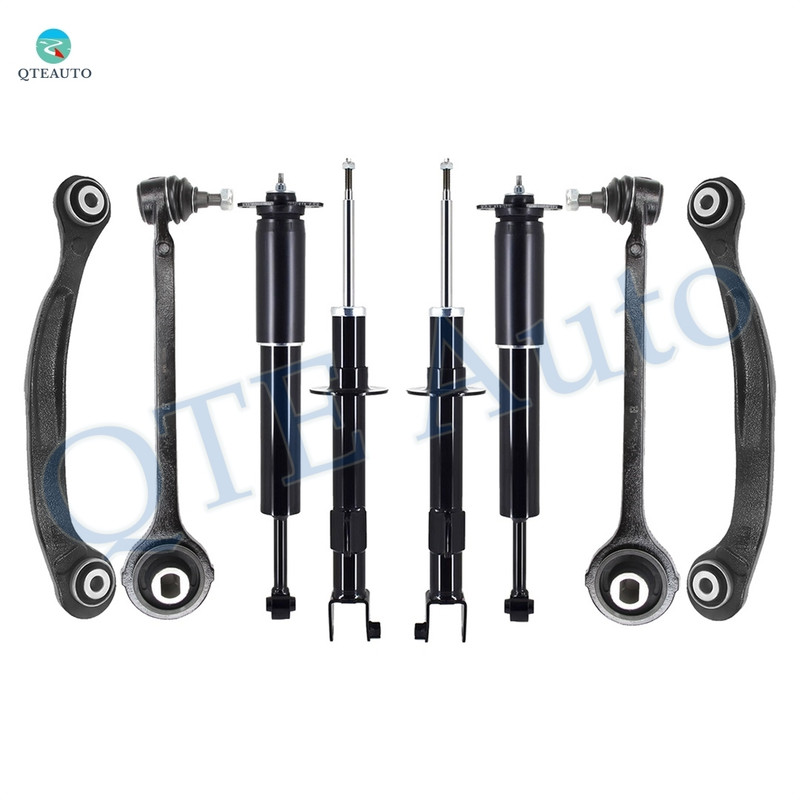 Set of 8 Front Lower Forward Control Arm Ball Joint-Suspension Strut Assembly-Rear Upper Rearward Control Arm-Shock Absorber For 2007-2010 Dodge Charger