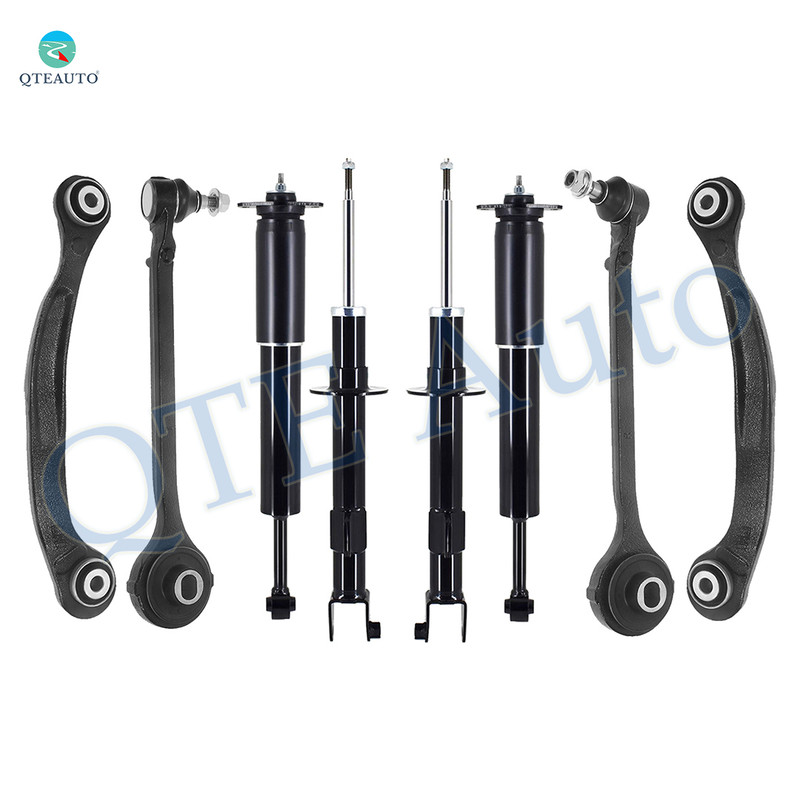 Set of 8 Front Lower Forward Control Arm Ball Joint-Suspension Strut Assembly-Rear Upper Rearward Control Arm-Shock Absorber For 2007-2010 Dodge Charger