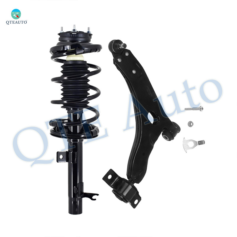 Front Left Lower Control Arm Ball Joint-Quick Complete Strut-Coil Spring Assembly For 2000-2004 Ford Focus