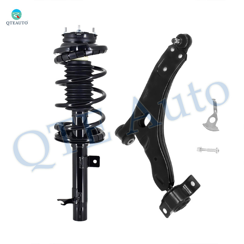 Front Right Lower Control Arm Ball Joint-Quick Complete Strut-Coil Spring Assembly For 2000-2004 Ford Focus