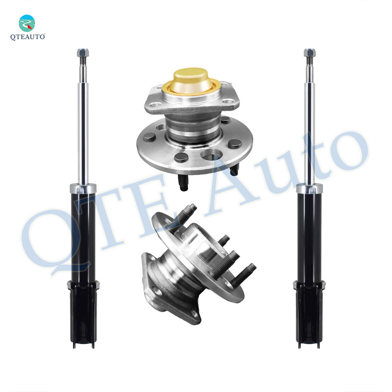 Set of 4 Rear Wheel Hub Bearing Assembly-Suspension Strut Assembly For 1988-1996 Pontiac Grand Prix
