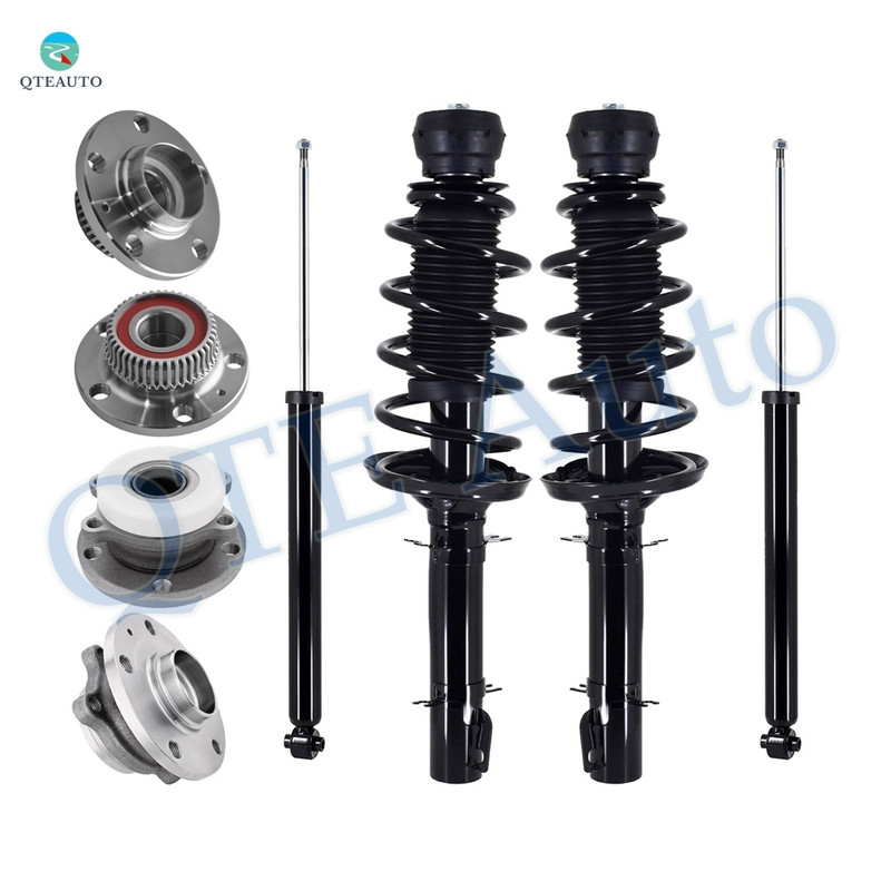 Set of 8 Front Wheel Hub Bearing Assembly-Quick Complete Strut-Coil Spring Assembly-Rear Wheel Hub Bearing Assembly-Shock Absorber For 2005 Volkswagen Jetta 1.8L 1.9L 2.0L Set of 8 Front Wheel Hub Bearing Assembly-Quick Complete Strut-Coil Spring Assembly-Rear Wheel Hub Bearing Assembly-Shock Absorber For 2005 Volkswagen Jetta 1.8L 1.9L 2.0L