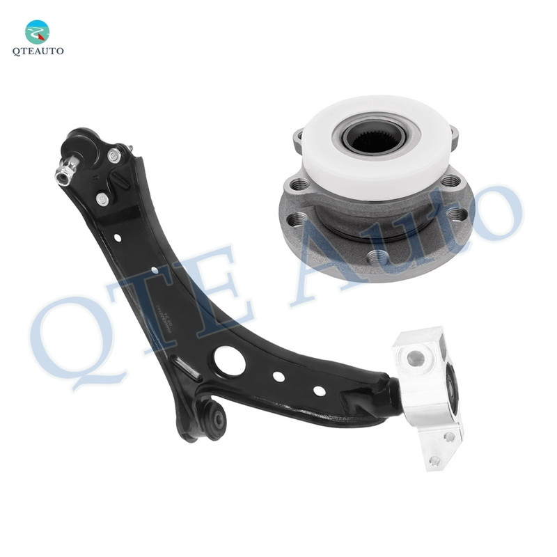 Front Right Lower Control Arm-Wheel Hub Bearing Assembly For 2010-2013 Volkswagen Golf