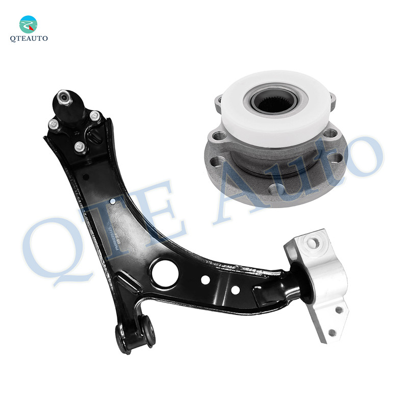 Front Right Lower Control Arm-Wheel Hub Bearing Assembly For 2010-2013 Volkswagen Golf