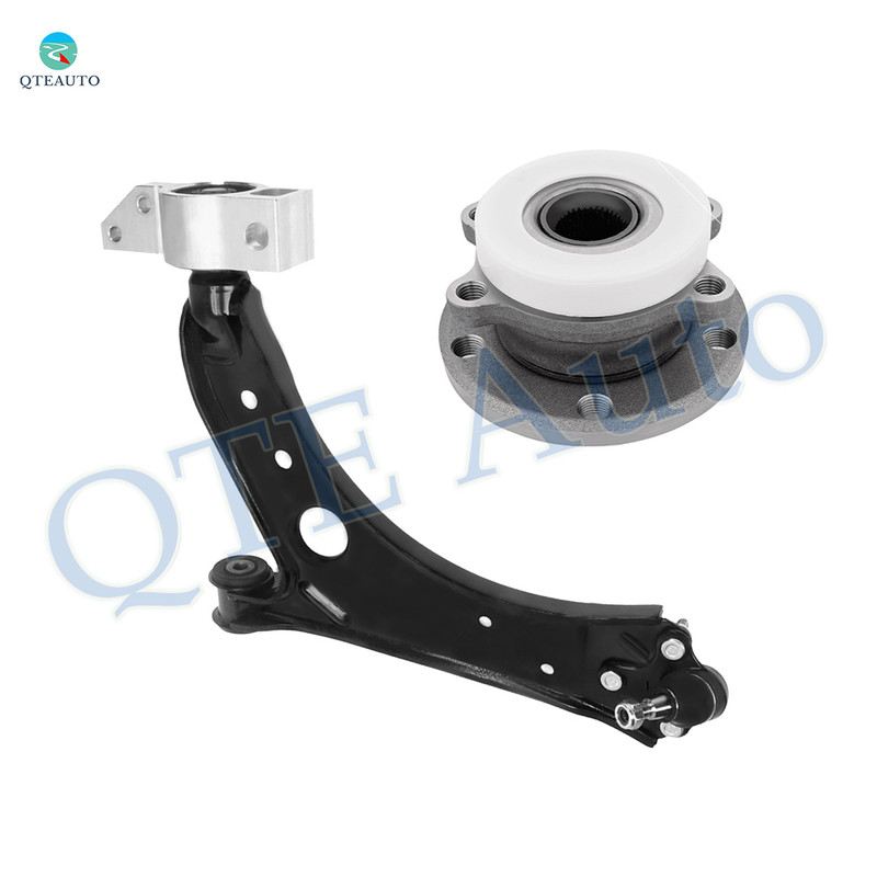 Front Left Lower Control Arm-Wheel Hub Bearing Assembly For 2010-2016 Volkswagen EOS