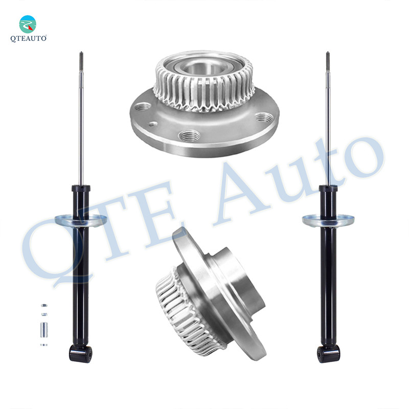 Set of 4 Rear Wheel Hub Bearing Assembly-Suspension Strut Assembly Replacement Fit For 1998 Volkswagen Golf