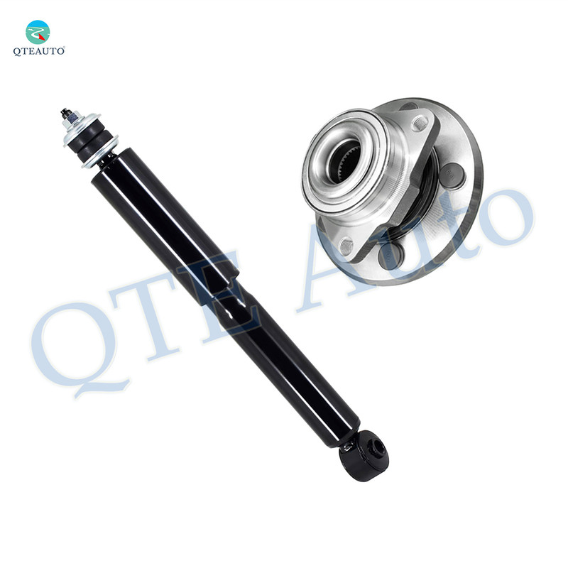 Front Wheel Hub Bearing Assembly-Shock Absorber Replacement For 2002-2005 Dodge RAM 1500 4WD