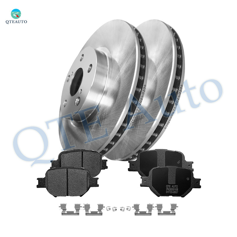 Set of 6 Front 275mm Brake Disc Rotors-Ceramic Brake Pad Kit For 2005-2010 Scion TC