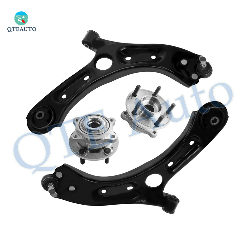 Set of 4 Front Lower Control Arm Ball Joint-Wheel Hub Bearing Assembly For 2016-2021 Hyundai Tucson
